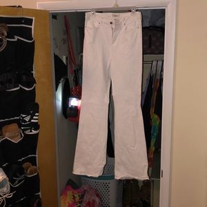 Flare leg denim jeans